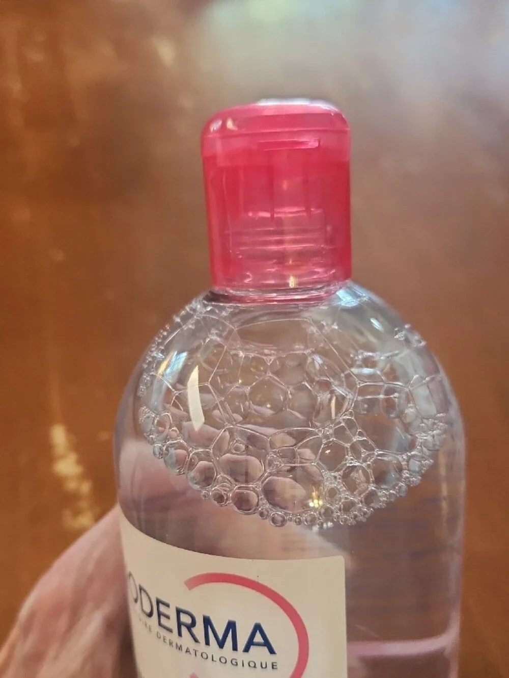 Bioderma gently cleanses